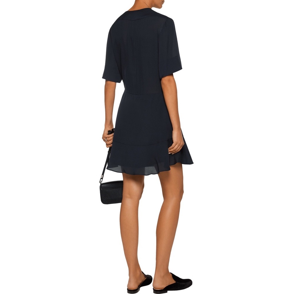 ✨HP!✨NWT A.L.C. Navy Blue Silk Dress - ALC Size 4 - Picture 5 of 7